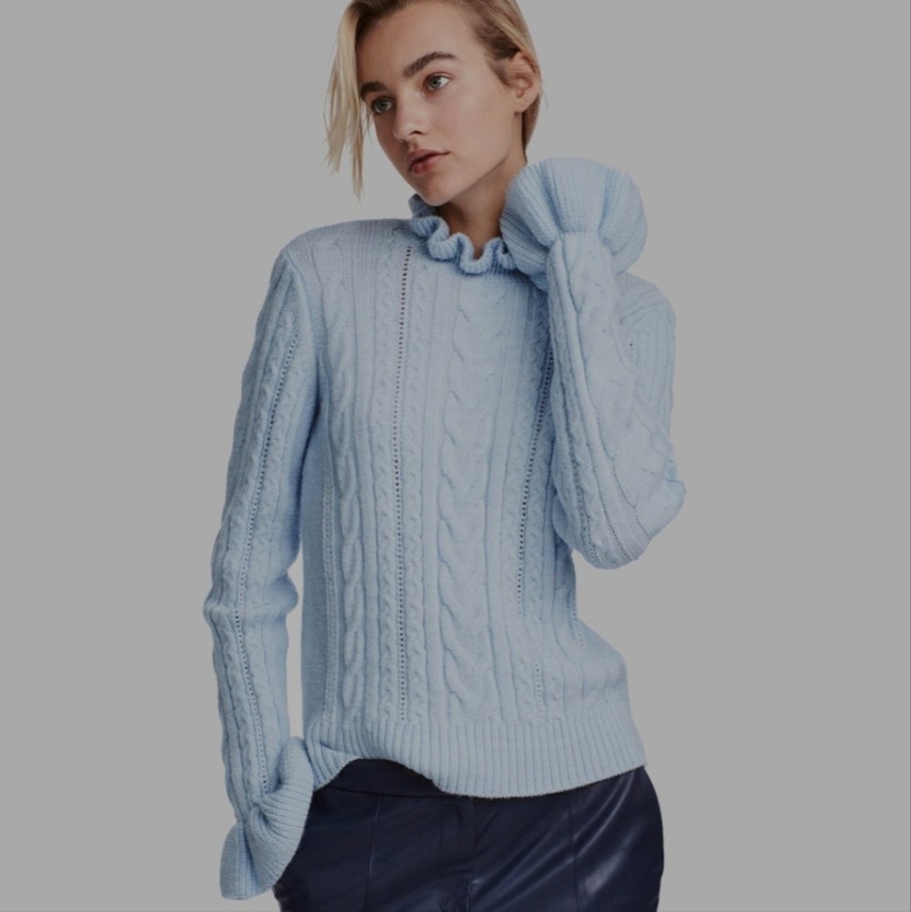 H&M Frill Sweater